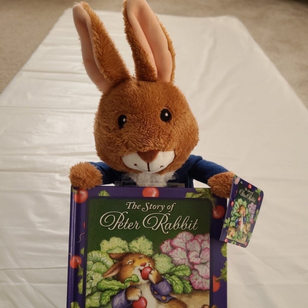 Peter Rabbit Easter Plush with Hardcover Storybook